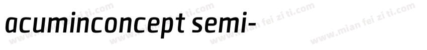 acuminconcept semi字体转换